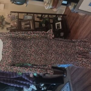 A New Pretty Garden Women's Floral Midi Bodycon Dress Size L